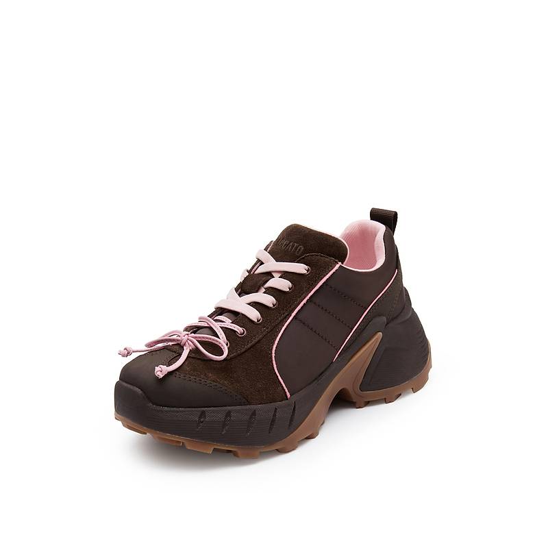 思加图2024秋季新款复古老爹鞋厚底增高运动鞋休闲鞋女鞋S2154CM4