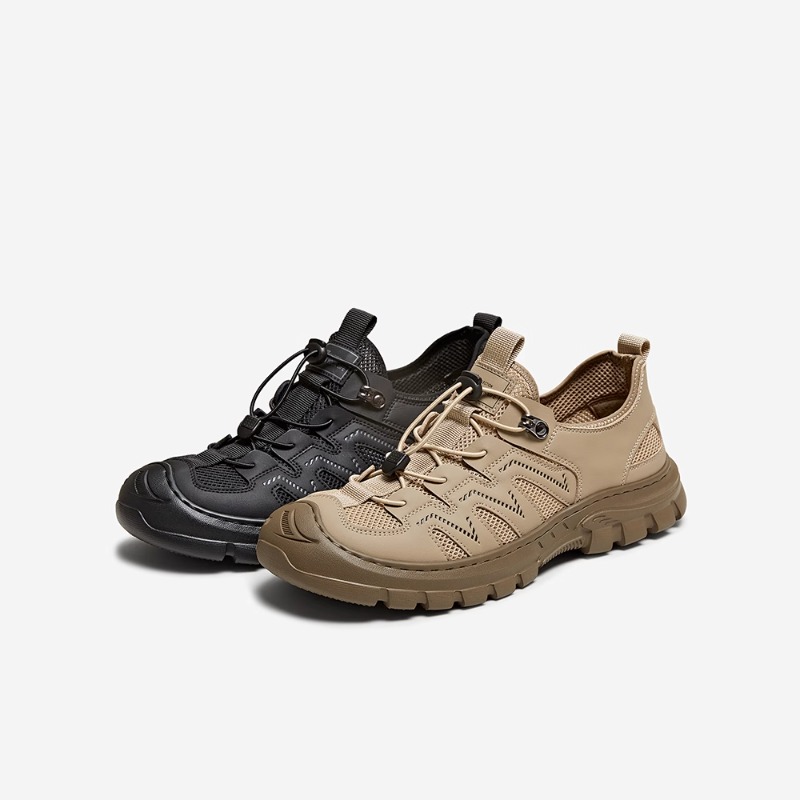 百思图2025夏季新款商场同款时尚户外溯溪鞋厚底男凉鞋51518BL5