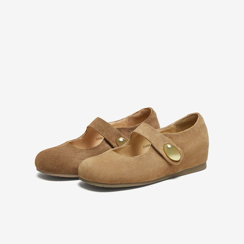 百思图青提慕斯25秋懒人全包勃肯鞋休闲平底浅口女单鞋D3550CQ5