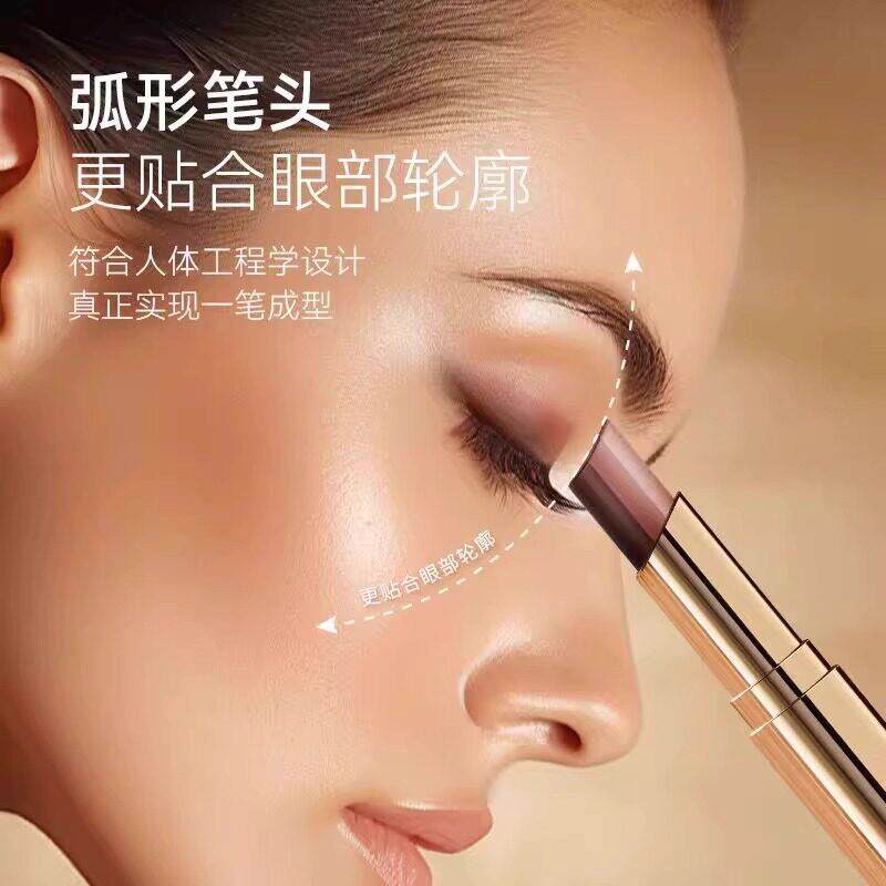 懒人眼影棒一抹水成型三不色眼影笔珠光哑染光防不SWI晕脱妆大地