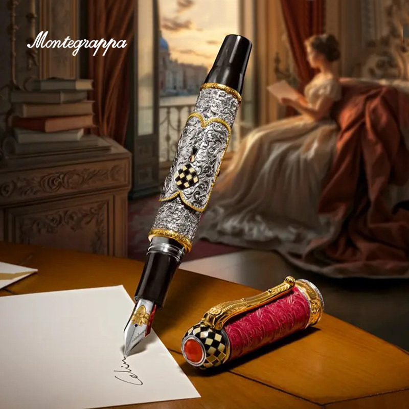 【新品预定】Montegrappa/万特佳Casanova卡萨诺瓦意大利原装进口男士女士高档高端礼盒装钢笔宝珠笔