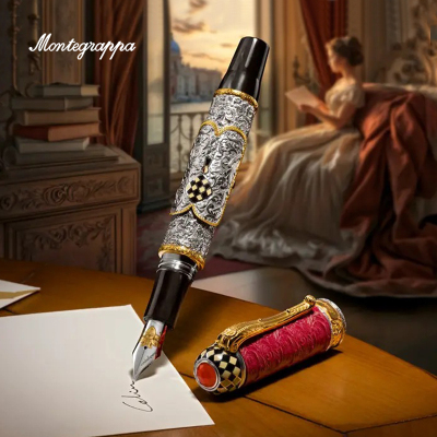 【新品预定】Montegrappa/万特佳Casanova卡萨诺瓦意大利原装进口男士女士高档高端礼盒装钢笔宝珠笔