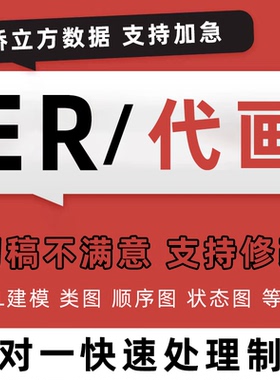 ER代画图uml数据库制作SQL建模流程图oracle设计活动图顺序图表格