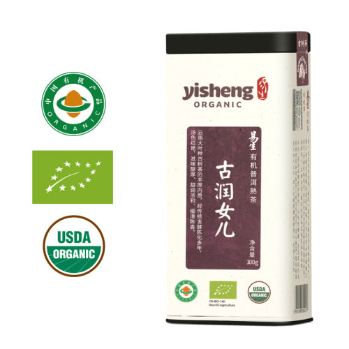 易生有机普洱古润女儿熟洱100g
