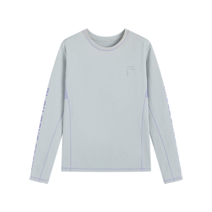 onmygame【小百叶】儿童T恤长袖春秋季男女童棉感速干衣秋款