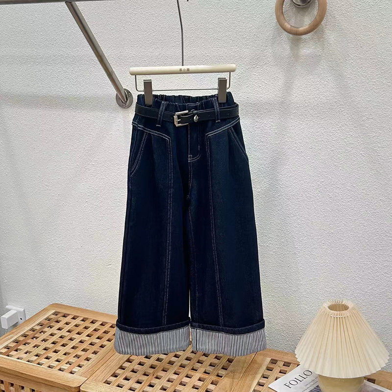 女童裤子秋冬加绒外穿2025新款冬季中大童直筒裤洋气长裤牛仔裤潮,童装/婴儿装/亲子装,裤子,淘宝优惠券,粉丝福利购,淘宝优惠卷