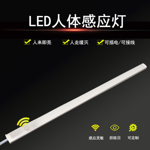 人体红外感应led灯超薄鞋柜镜柜