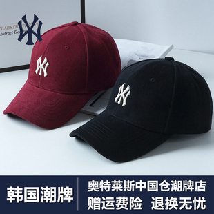 韩国潮牌2026新款棒球帽男女百搭春秋季防晒鸭舌帽子硬顶大头围