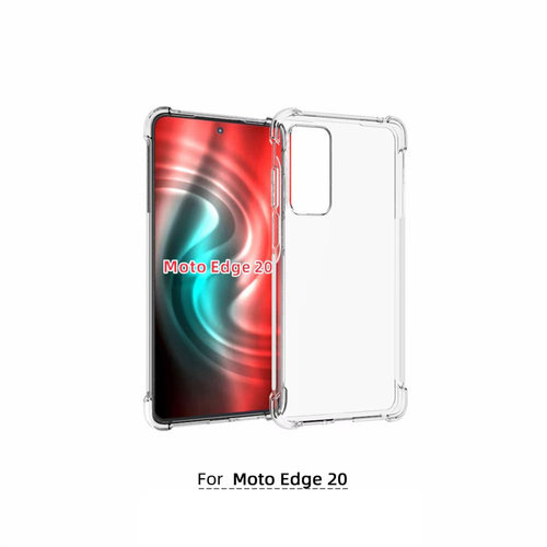 适用MOTO Edge20手机壳2olite 20PRO加厚保护套透明气囊壳防摔男