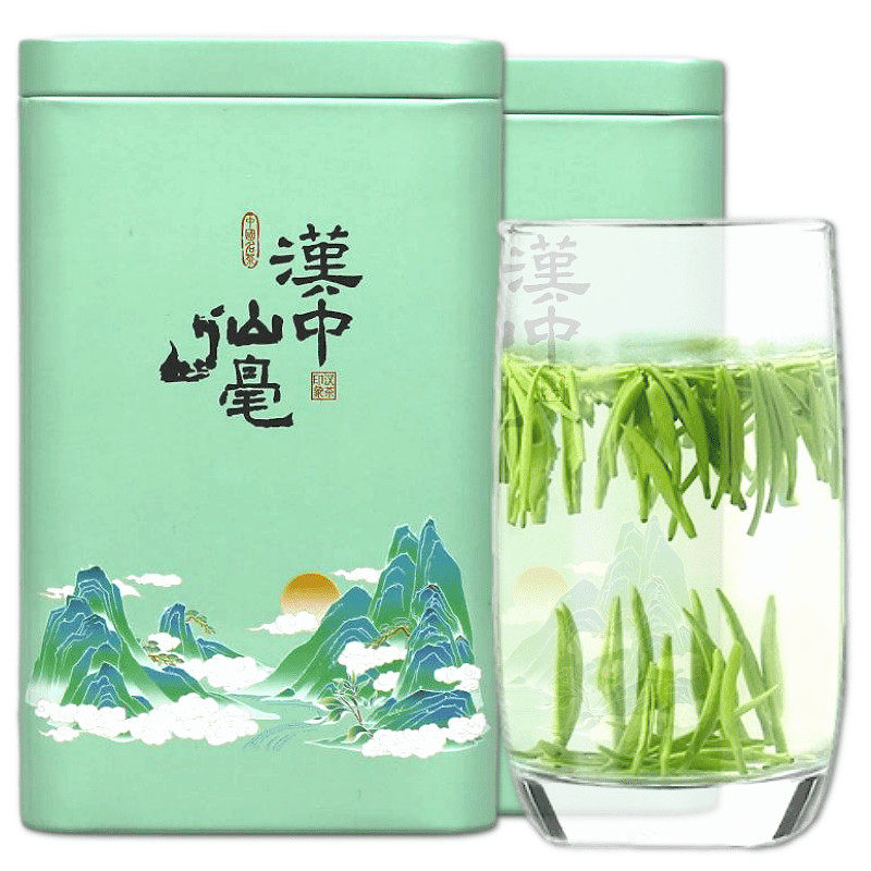汉中午子仙毫 2026新茶嫩芽春茶陕西特产绿茶雀舌明前茶叶铁罐装