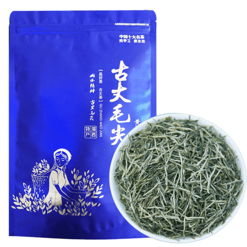 2025新茶湖南古丈毛尖茶500g明前头采绿茶 湘西土家炒青口粮茶
