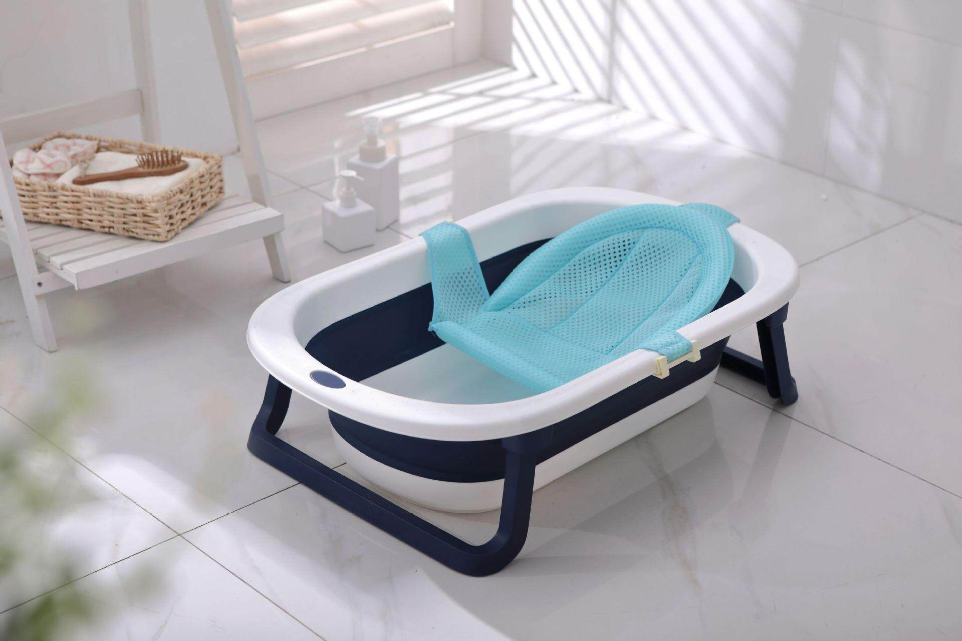 可洗澡盆折叠坐桶宝宝浴盆幼儿躺家用大号泡澡新生大人浴缸成人浴