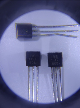 BS107AG BS107 封装TO-92 场效应管 晶体管 N通道 200V 250mA全新