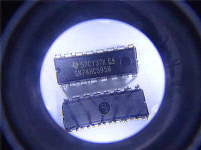 SN74HC595N寄存器芯片单片机锁存器74HC14 595 74 373 HD74LS373P