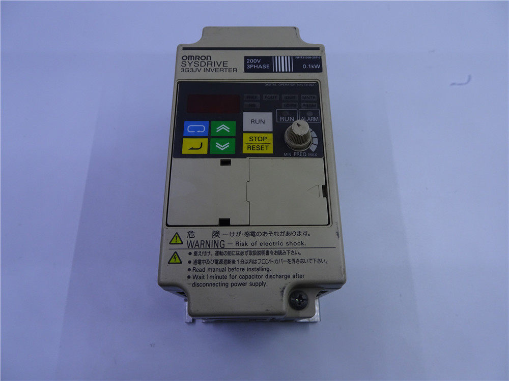 欧姆龙变频器3G3JV-A2001 0.1KW 220V 实物拍摄 一元电子欢迎询价