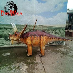 恐龙工厂制作三角龙恐龙乐园设计制作红外感应室外恐龙出租
