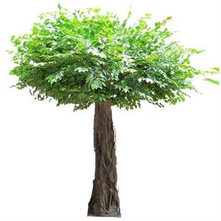 仿真假榕树大型室内人造榕树景观工程造景仿生包柱大榕树厂家订制