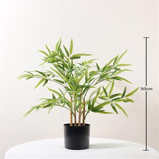细水毛竹假竹子室内庭院装饰假绿植盆景盆栽造景植物仿真竹子盆栽