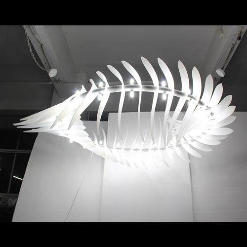 设计师后现代简约售楼部酒店大堂磨砂亚克力螺旋异型LED工程吊灯,家装灯饰光源,客厅吊灯,淘宝优惠券,粉丝福利购,淘宝优惠卷