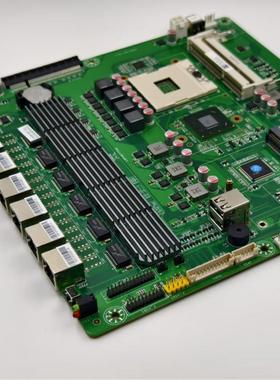 HM77网安工控主板 支持2 3代网安主板多网口防火墙软路由6个I210