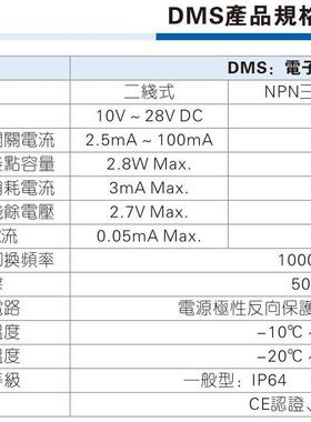 亚德客电子式感应磁性开关DMSG-PNP-P020/P030/P050/PM08/PM12