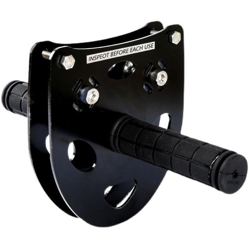 户外攀岩手柄溜索滑轮手握式双轴索道滑轮高空横渡滑轮