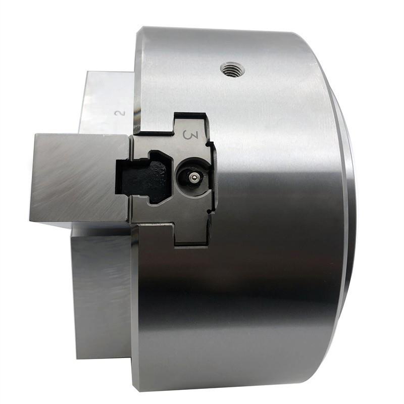 台湾佳贺中空液压三爪卡盘油压动力固力普夹头5寸6寸8寸10寸进口