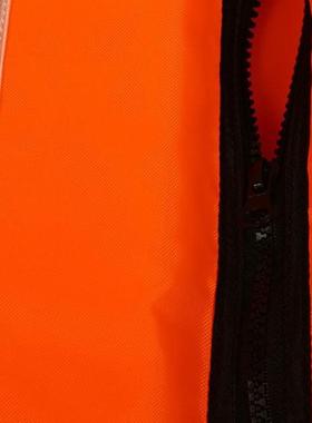 厂家生产橙色圆领翻领牛津布料救生衣抗洪救灾马甲