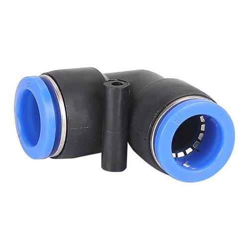 快插接头PV-08直角气动元件04塑料6气管弯头10快速接头12工厂