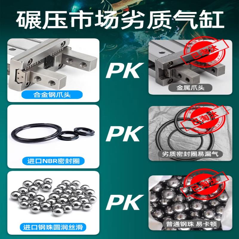 SMC型气动手指气缸mhz2-16d小型平行气爪夹具10D/20d/25d/32d/40d