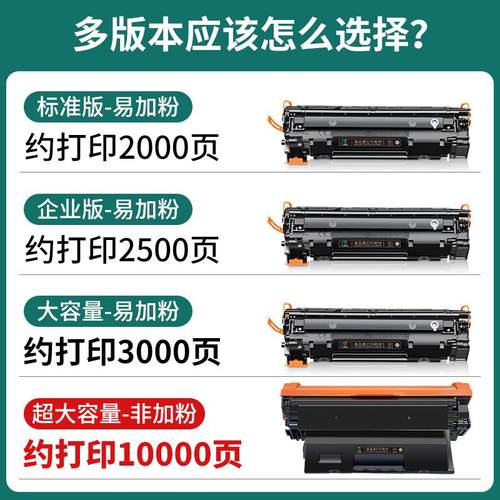 适用惠普cc388a硒鼓88a黑白打印机硒鼓388a晒鼓激光打印复印一体