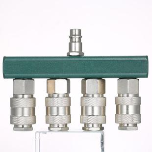 快速接头四通气动接头多管路快速接头 4PT欧式 亚马逊 eaby热销1