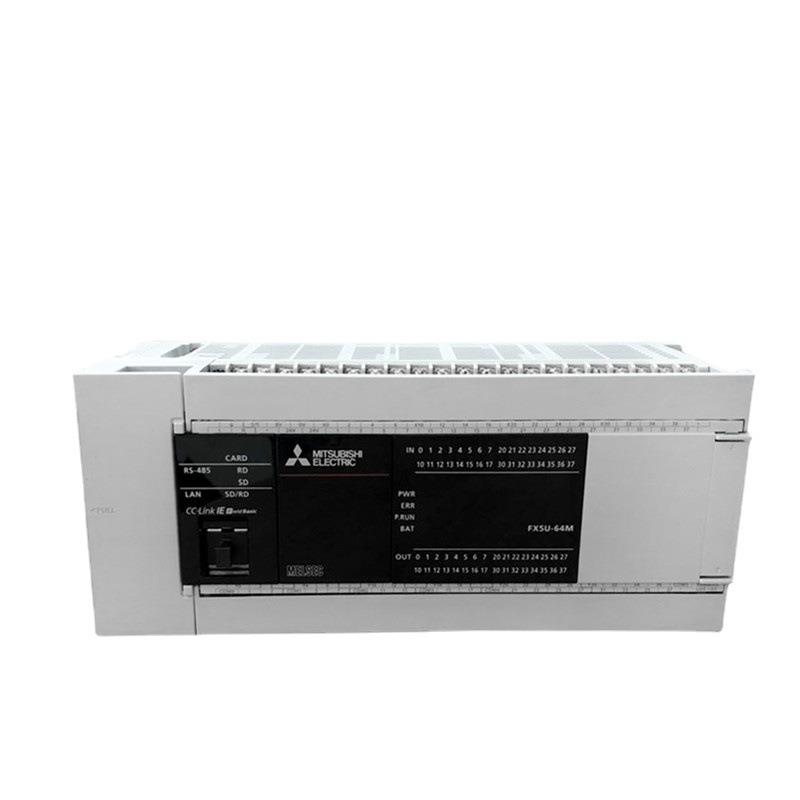 FX5U-64MT/DSS三菱PLC可编程控制器32入32出晶体管型源型DC电源