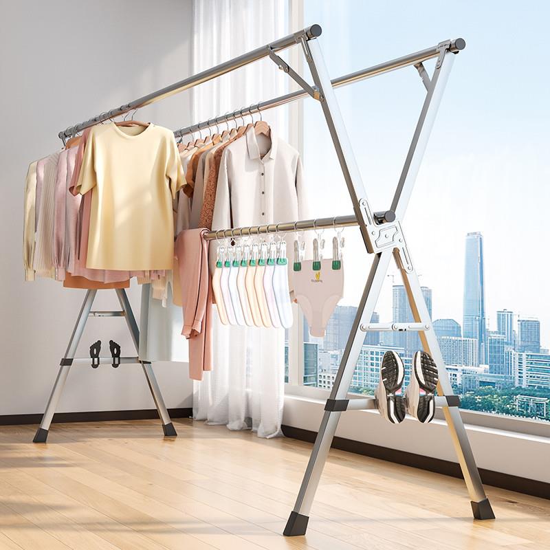 折叠晾衣架落地室内家用阳