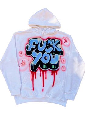 Graffiti spray painting涂鸦喷绘gothaesthetic 2000s shirt卫衣