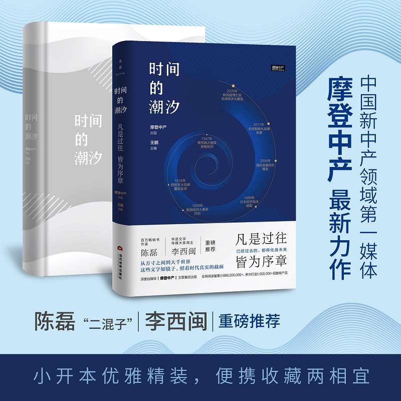 【正版包邮】时间的潮汐：凡是过往皆为序章王鹏著中你能看到千年前的锦绣吞吐能看到百年前的风雷激荡能看到几十年前的洪流汹涌