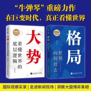 2026新书 大势：看懂世界的底层逻辑+格局：世界向何处去（牛弹琴·看世界系列）聚焦国际局势 大国博弈 民主法制出版社