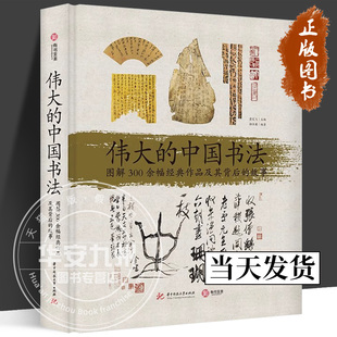 伟大的中国书法 图解300余幅经典作品及其背后的故事【正版新书包邮】 甲骨文至草书楷书行书书法篆刻字帖临摹艺术的博物馆鉴赏书