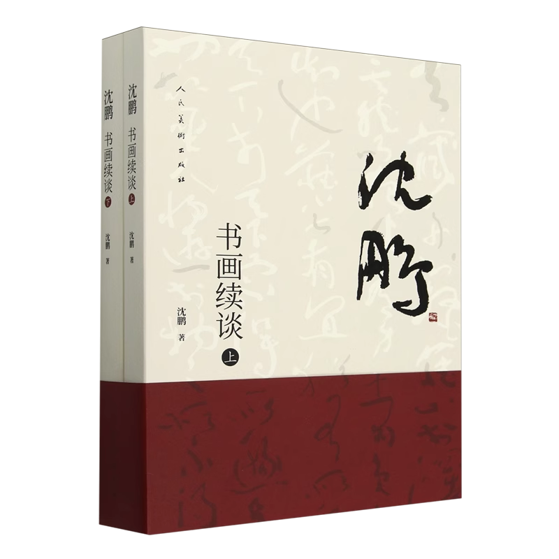 【上下2册】沈鹏书画续谈 沈鹏 著 正版包邮 绘画 人民美术出版社 书法绘画诗词 对书法艺术价值观的阐述指导和对书法技法的探索