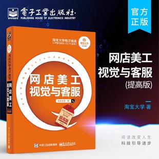 提高版 官方正品 网店美工视觉与客服 CETC系列 淘宝大学电子商务人才能力实训