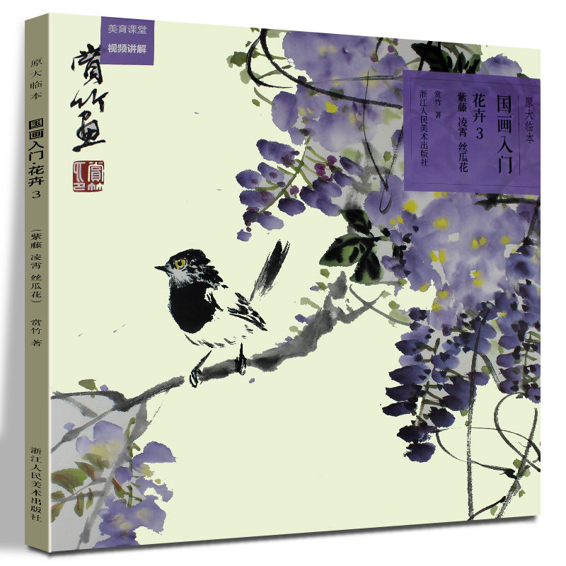 初学者国画入门基础教程书写意水墨画册页步骤拆解基本技法画法大全集