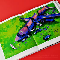 【 Gift: Limited Edition Postcards of "High Sky Knight" x4】 Folding White Night: Ye Zhe's Personal Selected Illustrations Collection Illustrator Ye Zhe Art Collection Anime Copy Album Watercolor Illustration Tutorial Art Painting Techniques Milk Series thumbnail 4