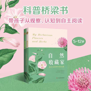自然收藏家精装2本 我的花草标本册+我的树叶标本册 从观察认知到自主阅读的科普桥梁书自然课小学生儿童植物科普读物课外阅读书籍