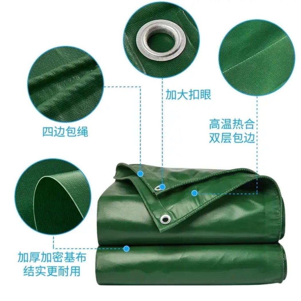 防雨布防火阻燃布加厚篷布防晒油布防水布户外隔热遮阳雨布帆布