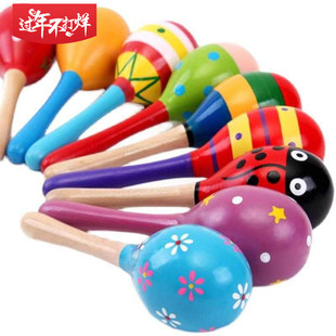 宝宝沙锤早教音乐打击乐器沙球婴幼儿童摇铃抓握追视追听训练玩具