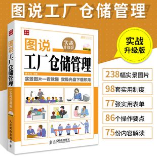 仓库团队流程沟通类书籍工厂生产成本计划管理与控制方面 实战升级版 书企业工作执行岗位职责库房管理书籍 图说工厂仓储管理