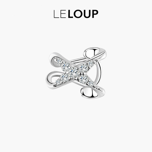 LELOUPX未知数耳骨夹无耳洞耳饰