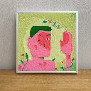 方大同周边音乐专辑封面 油画风格摆台装饰挂画唱片相框 梦想家