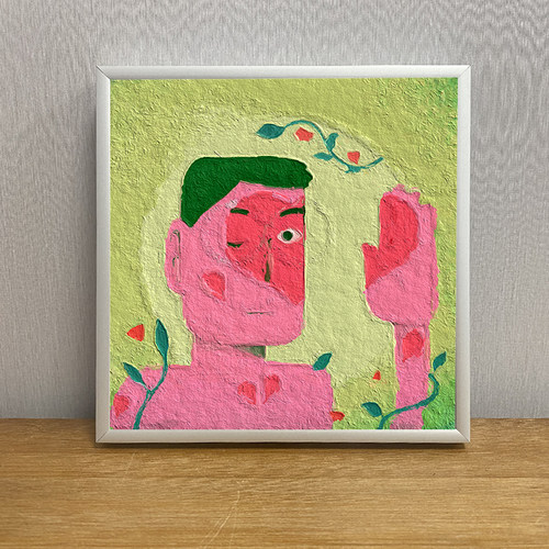 方大同油画风格音乐专辑框画