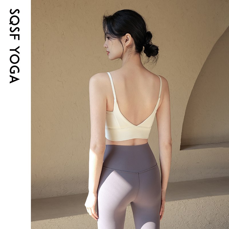 SQSF瑜伽背心一体式美背运动内衣